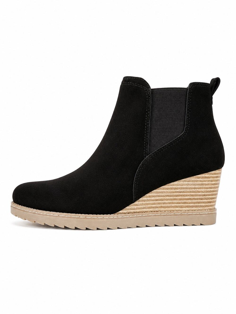 Sofft Women's Black Suede Ankle Pull-on Boots size 9 New in Box